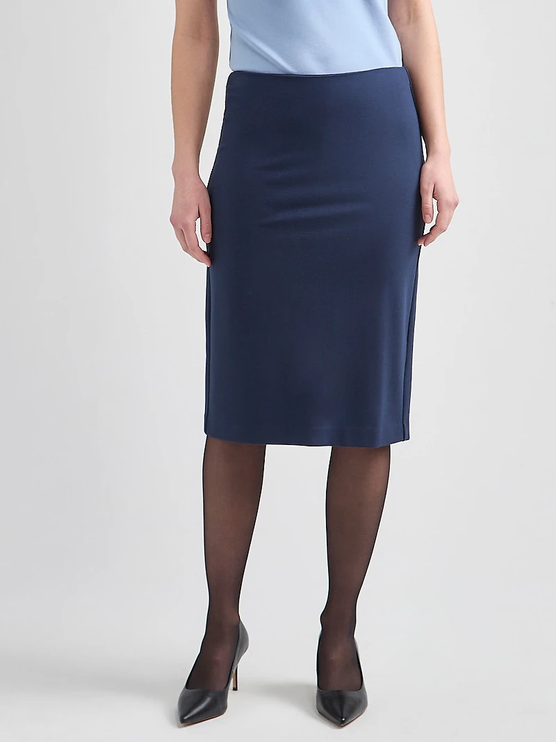 Long Ponte Pencil Skirt