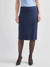 Long Ponte Pencil Skirt