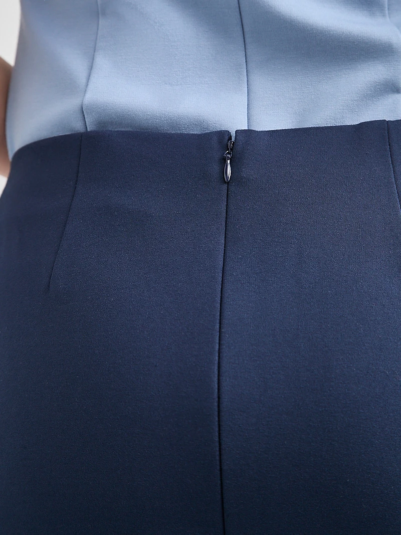 Long Ponte Pencil Skirt