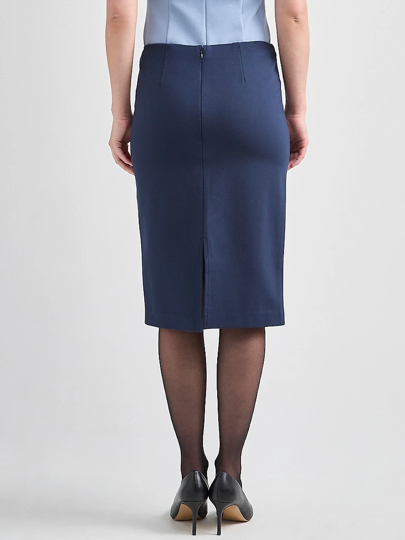 Long Ponte Pencil Skirt