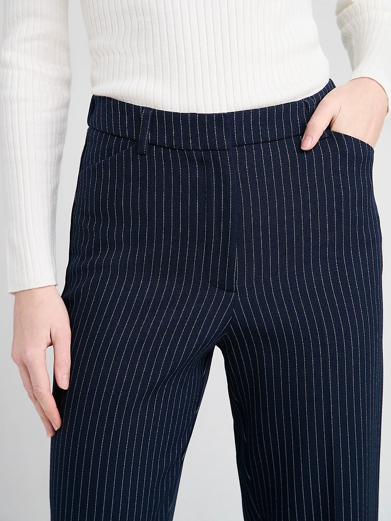 Tailored Relaxed Fit Straight Pant Pinstripe