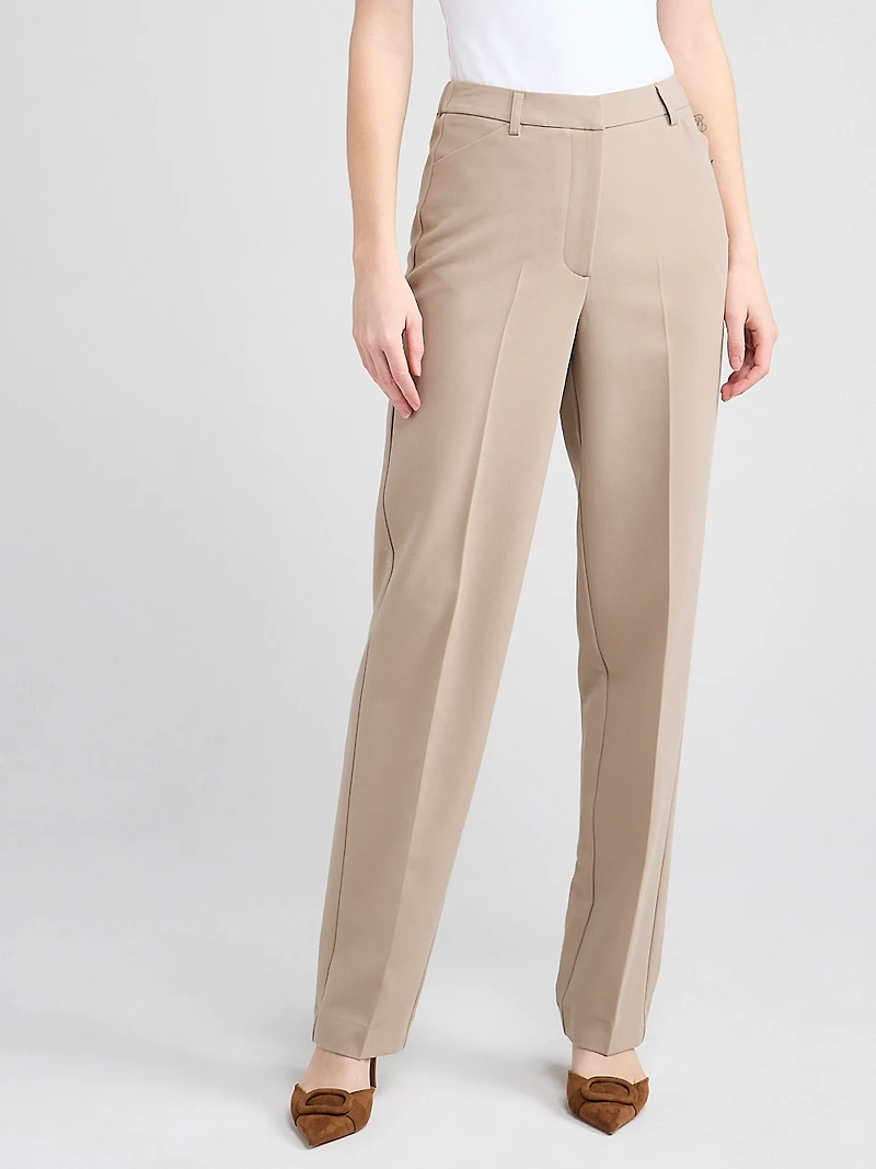 Tailored Relaxed Fit Straight Pant Teak
