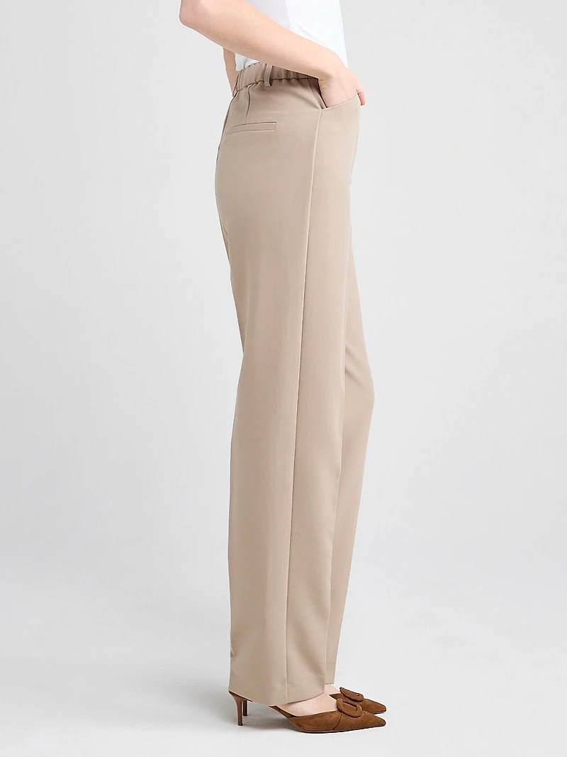 Tailored Relaxed Fit Straight Pant Teak