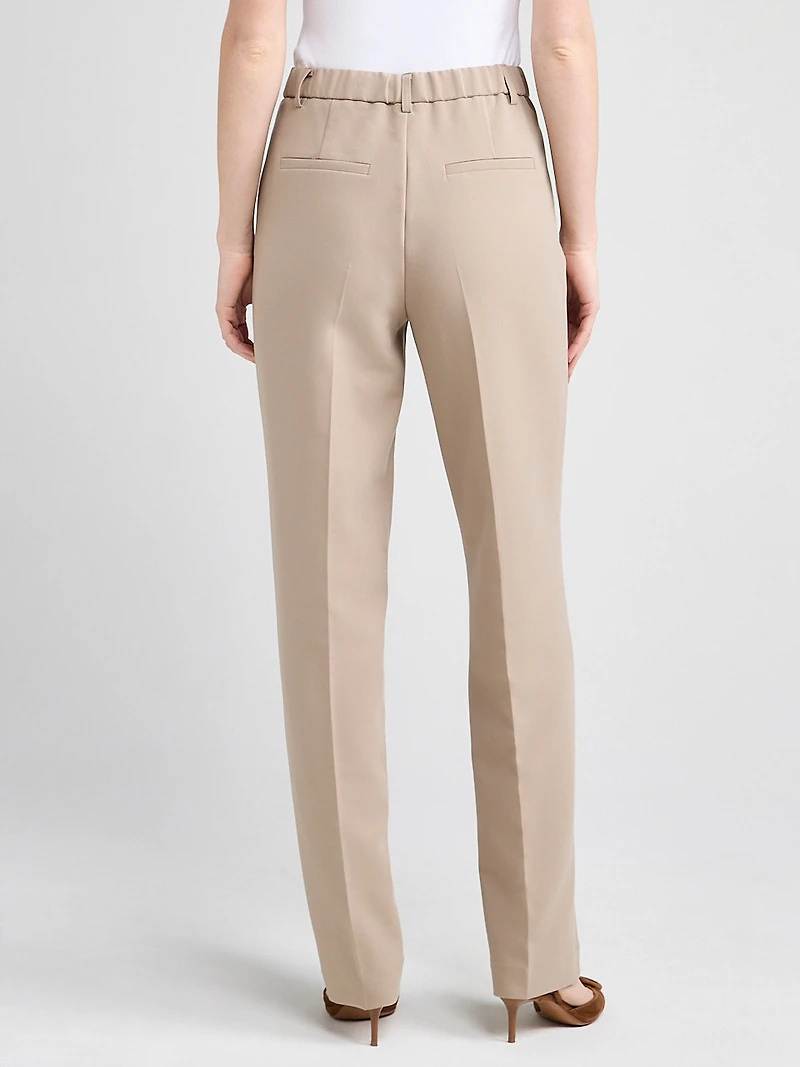 Tailored Relaxed Fit Straight Pant Teak