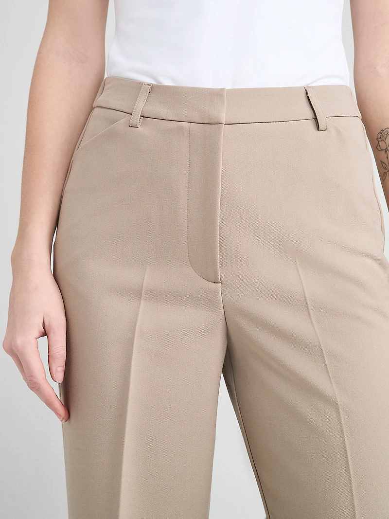 Tailored Relaxed Fit Straight Pant Teak