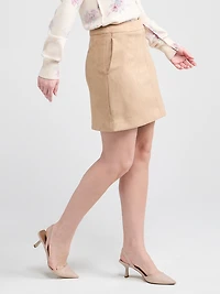Mini Skirt with Slash Pockets