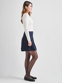 Pleated Tailored Skirt