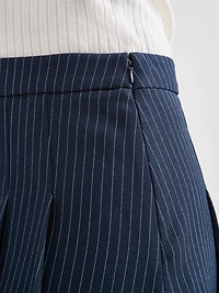 Pleated Tailored Skirt
