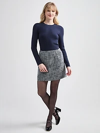 Tweed Mini Skirt