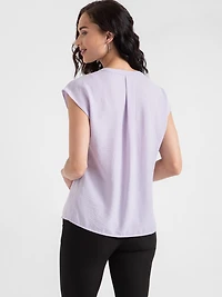 Linny Henley Extend Sleeve Orchid Petal