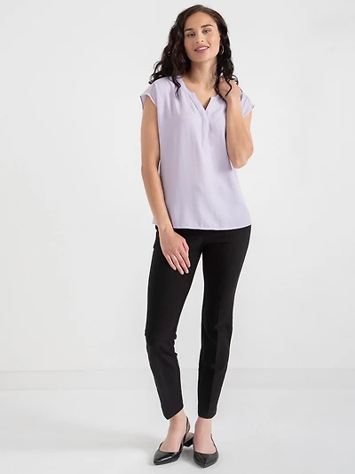 Linny Henley Extend Sleeve Orchid Petal