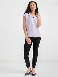 Linny Henley Extend Sleeve Orchid Petal