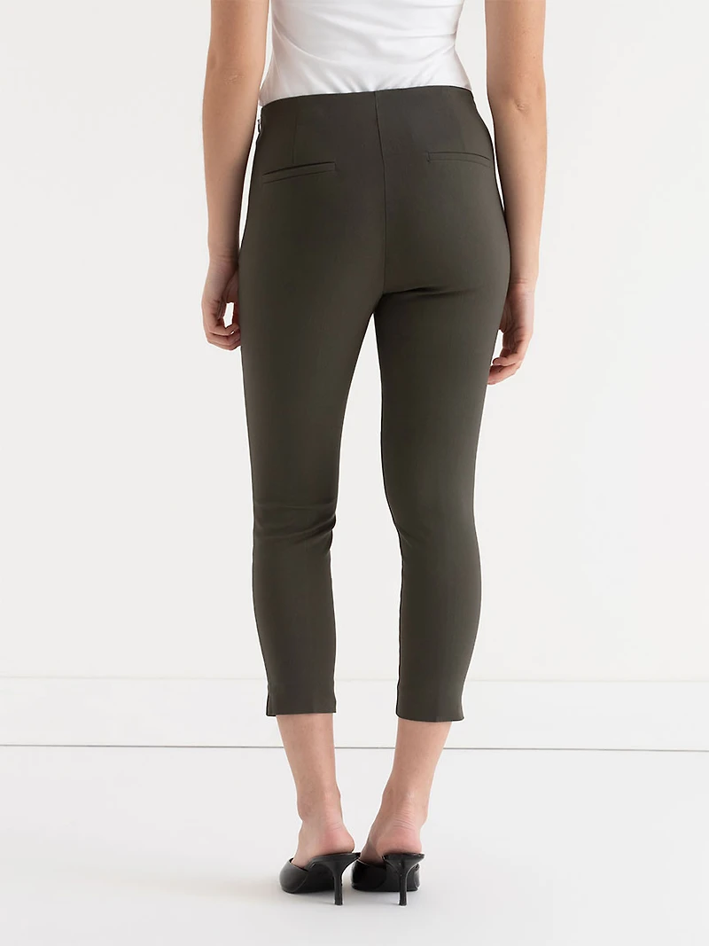 Audrey Skinny Crop Pant Microtwill - Beaujolais