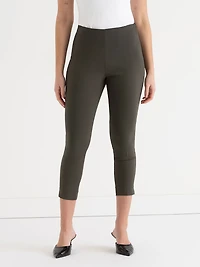 Audrey Skinny Crop Pant Microtwill - Beaujolais