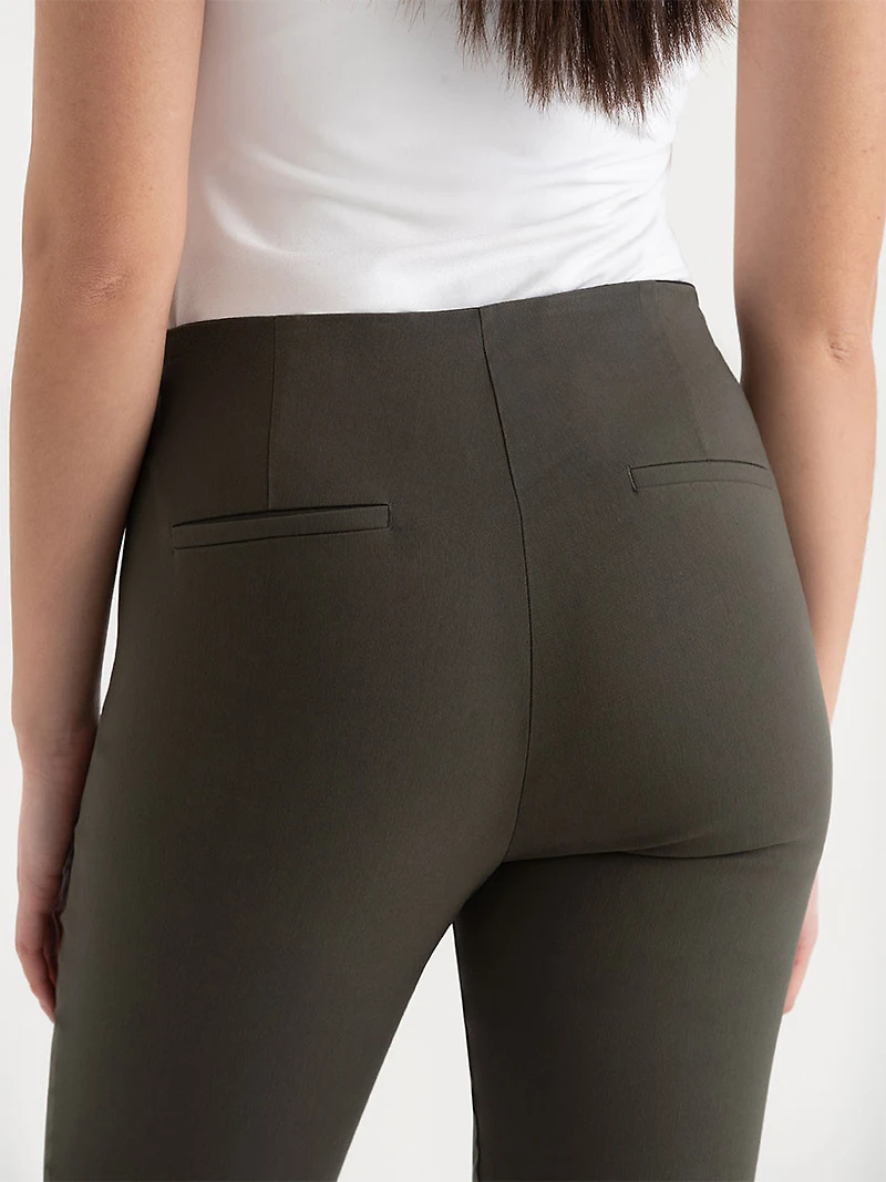 Audrey Skinny Crop Pant Microtwill - Beaujolais