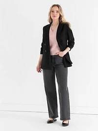 V-Neck Sweater Vest Lilas