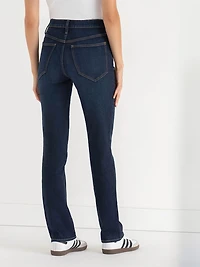 Stevie High Rise Straight Leg Jeans Deep Atlantic