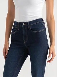 Stevie High Rise Straight Leg Jeans Deep Atlantic