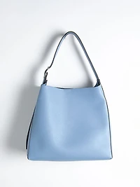 Big Buckle Shoulder Bag in Infinity Blue