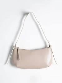 Sleek Shoulder Bag in Pumice Stone