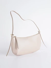 Sleek Shoulder Bag in Pumice Stone