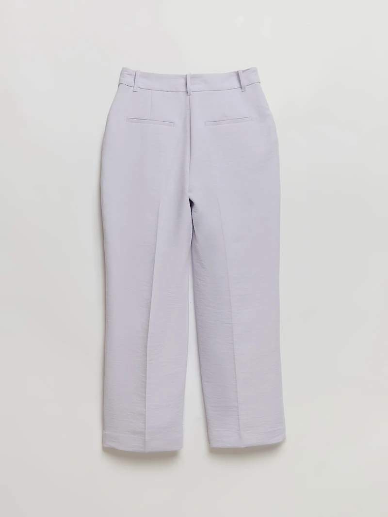 Maxwell Pleated Crop Pant Crepe Orchid Petal