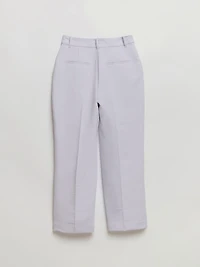 Maxwell Pleated Crop Pant Crepe Orchid Petal