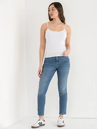 Cotton Strappy Cami White