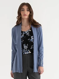 Rivet Detail Cardigan Infinity Blue
