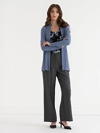 Rivet Detail Cardigan Infinity Blue