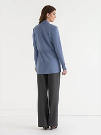 Rivet Detail Cardigan Infinity Blue