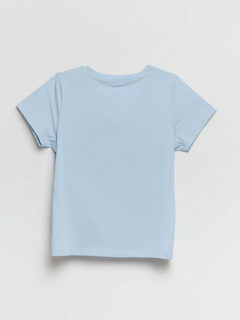 Relaxed V-Neck Tee Kentucky Blue