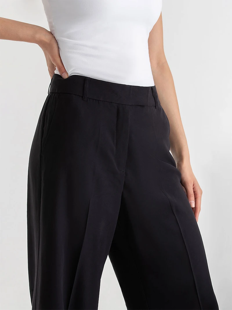 Wide Leg Trouser Black