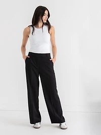 Wide Leg Trouser Black
