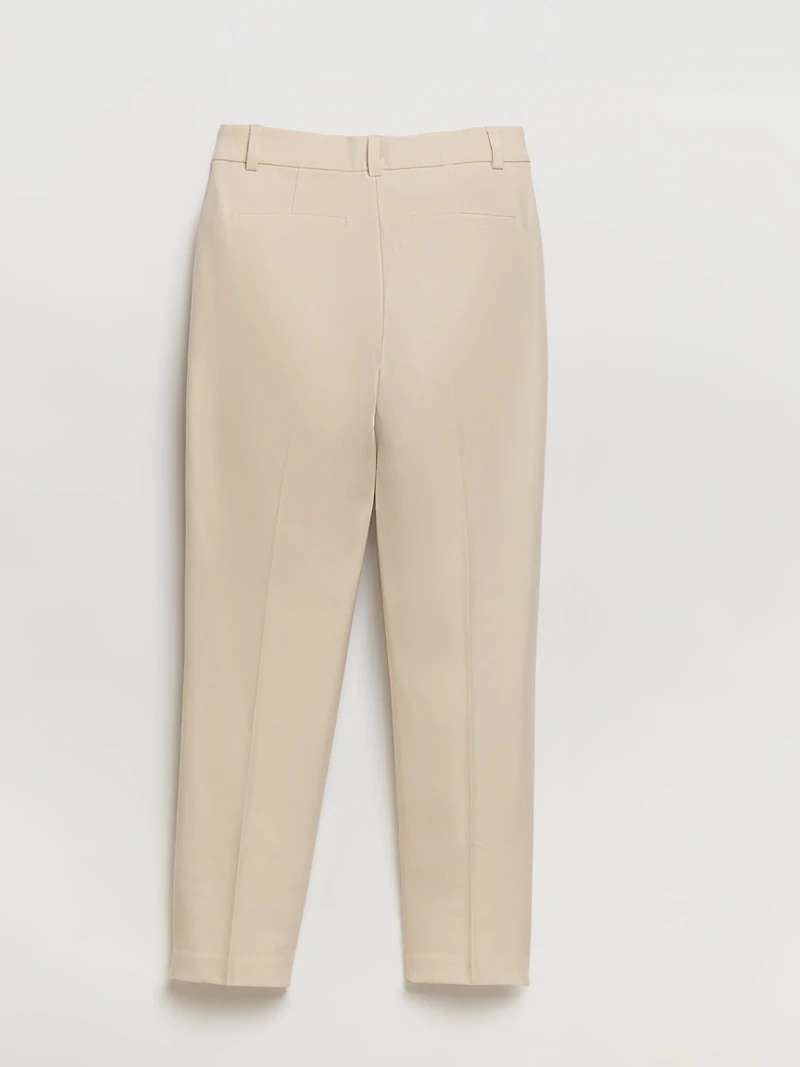 Pumice Stone Parker Slim Ankle Pant Luxe Ponte