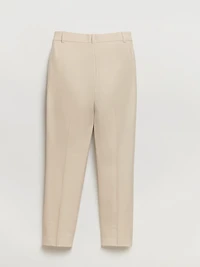 Pumice Stone Parker Slim Ankle Pant Luxe Ponte