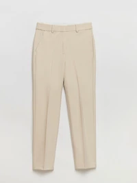 Pumice Stone Parker Slim Ankle Pant Luxe Ponte
