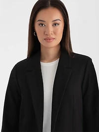 Black Luxe Manchester Relaxed Blazer
