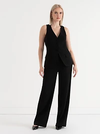 Black Vaughn Trousers Iconic Crepe