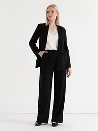 Black Vaughn Trousers Iconic Crepe