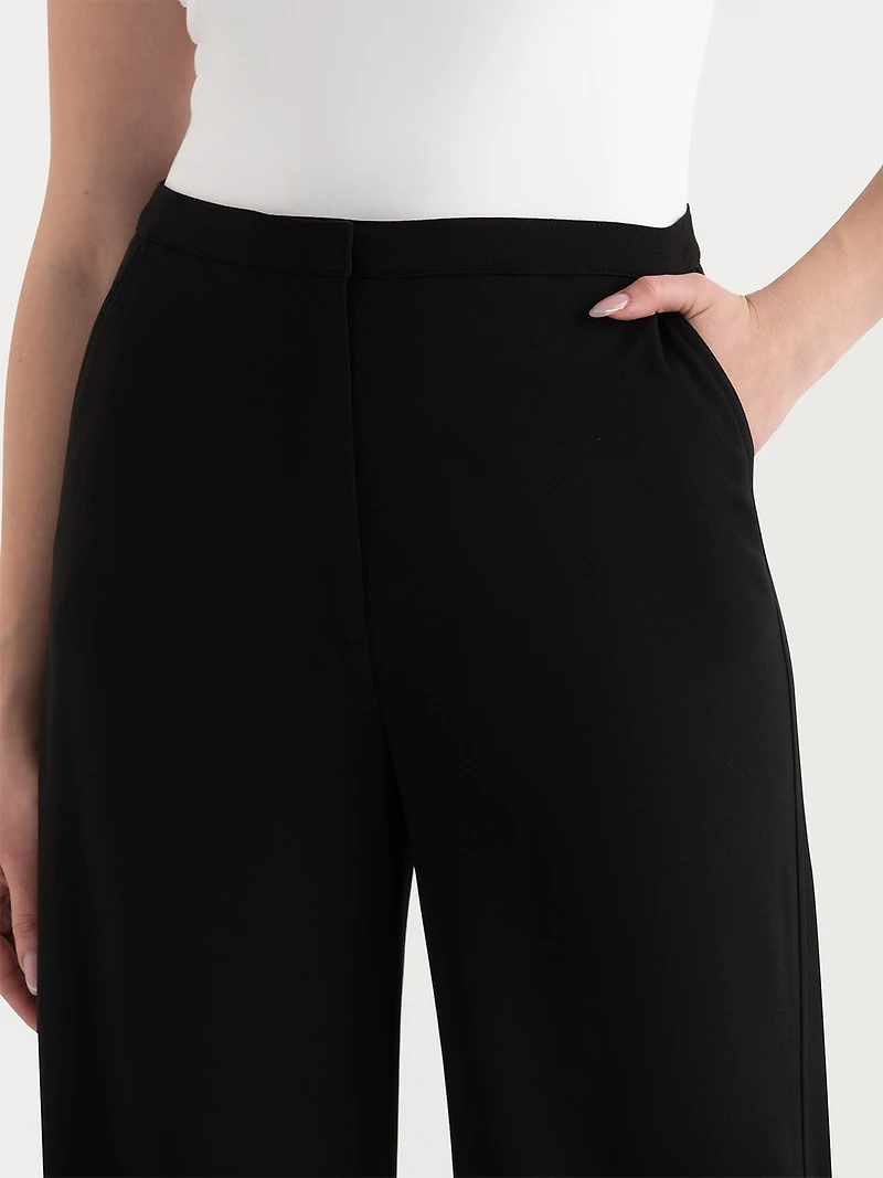 Black Vaughn Trousers Iconic Crepe