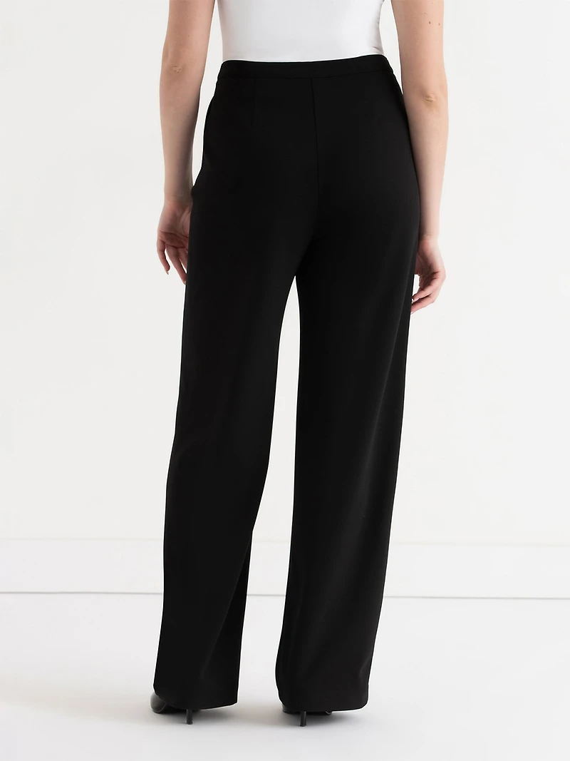 Black Vaughn Trousers Iconic Crepe