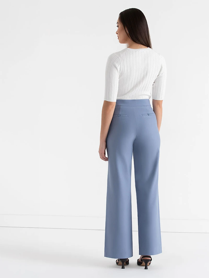Infinity Blue Paulie Trouser Luxe Ponte