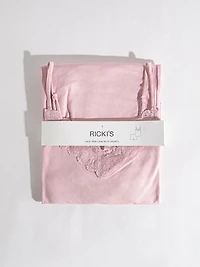 Bleached Mauve Lace Trim Cami & Shorts Sleep Set