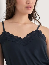 Salute Lace Trim Cami & Shorts Sleep Set