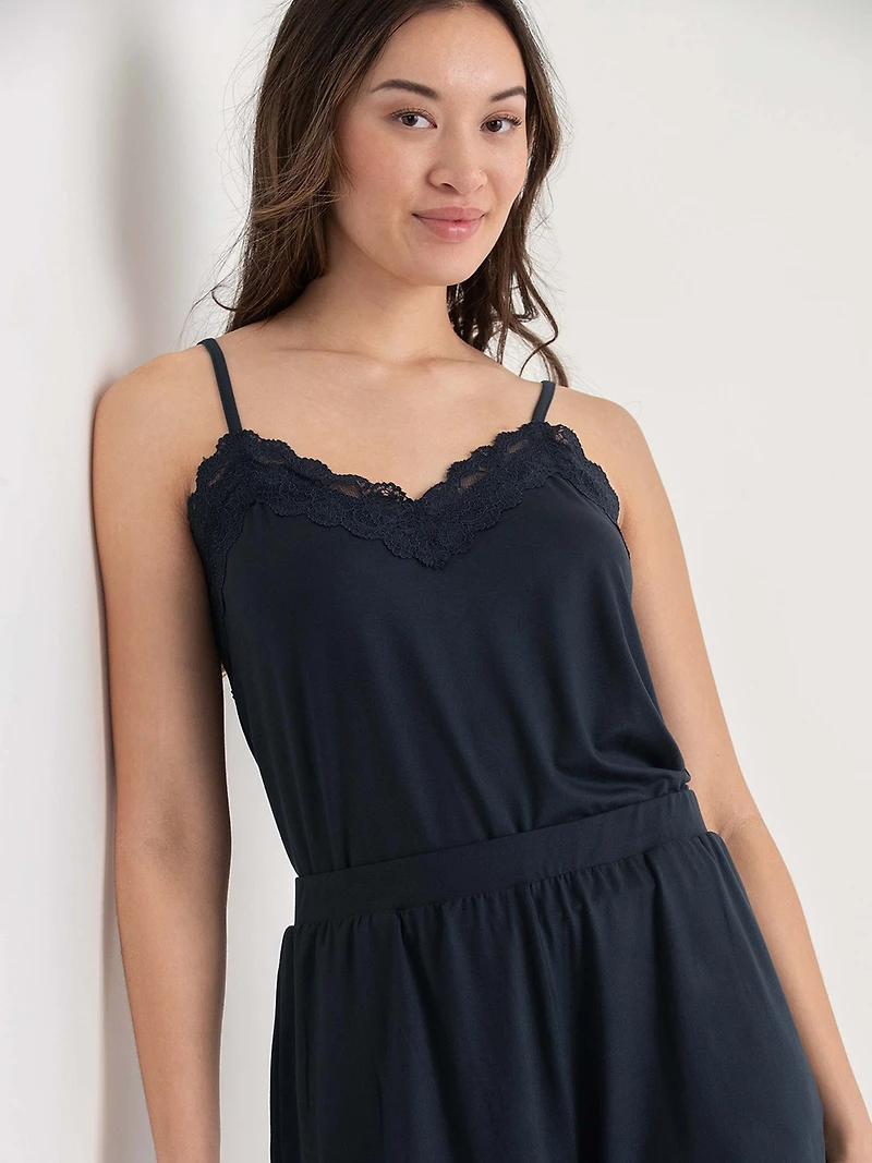 Salute Lace Trim Cami & Shorts Sleep Set