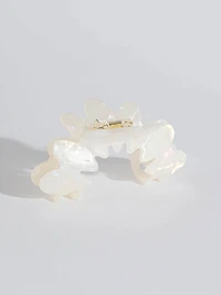 White Shell Hair Clip