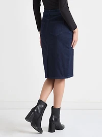 Black Trinny Belted Skirt