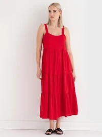 Goji Berry Maxi Tank Dress