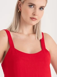 Goji Berry Maxi Tank Dress